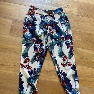 PHILOSOPHY Tropical print lightweight jogger pants